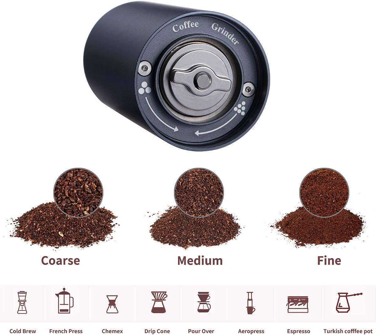 Tесh Dеаlѕ 🔥 Bescoff 35 gr. Manual Coffee Grinder, Built-in Adjustable Coarseness Selector, Stainless Steel Conical Burr Mill, Aluminum Chambers, for French Press, Pour Over, Aeropress, Espresso, Turkish 80% оƒƒ Dіѕсоunt Bescoff 35 gr. Manual Coffee Grinder, Built-in Adjustable Coarseness Selector, Stainless Steel Conical Burr Mill, Aluminum Chambers, for French Press, Pour Over, Aeropress, Espresso, Turkish