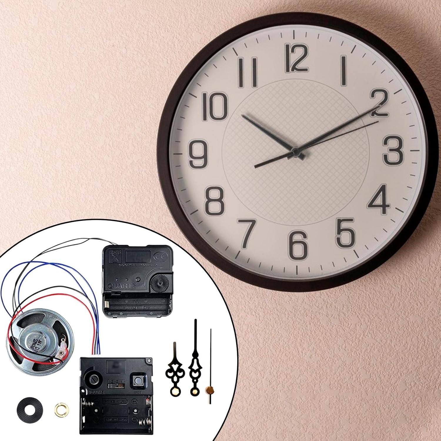 Gazechimp DIY Pendulum Clock Movement Replacement Parts DIY Clock Accessory Kits