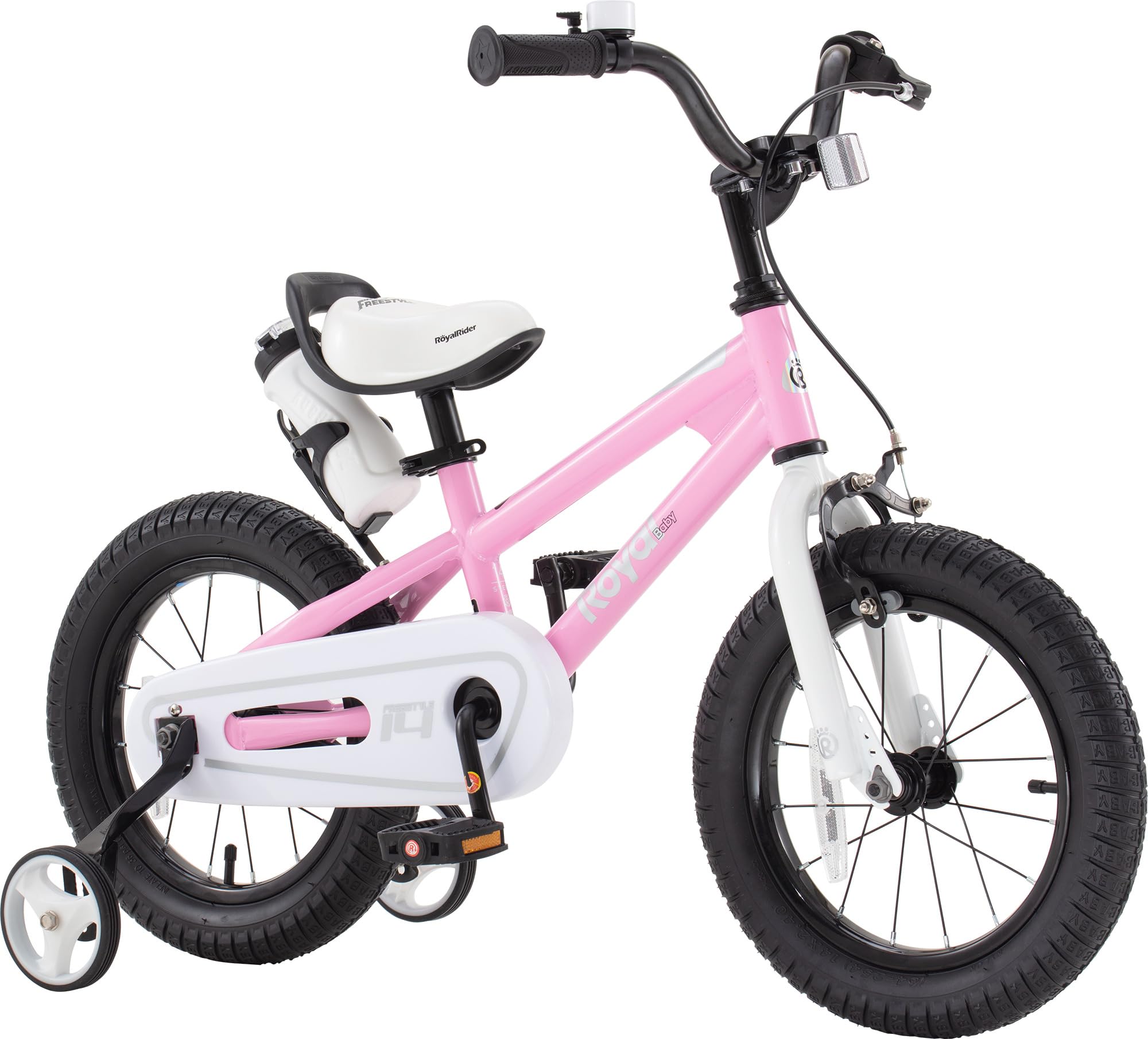 RoyalBabyKids Bike EZ Freestyle Training Free Balance to Pedal Easy Learning Bicycle, 12-18 Inch for Toddlers to Big Kids