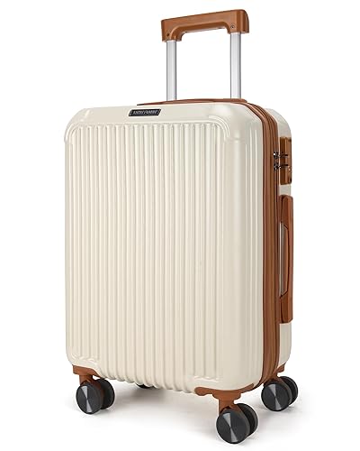 LIGHT FLIGHT Carry On Luggage 22x14x9 Airline Approved, Durable Hard