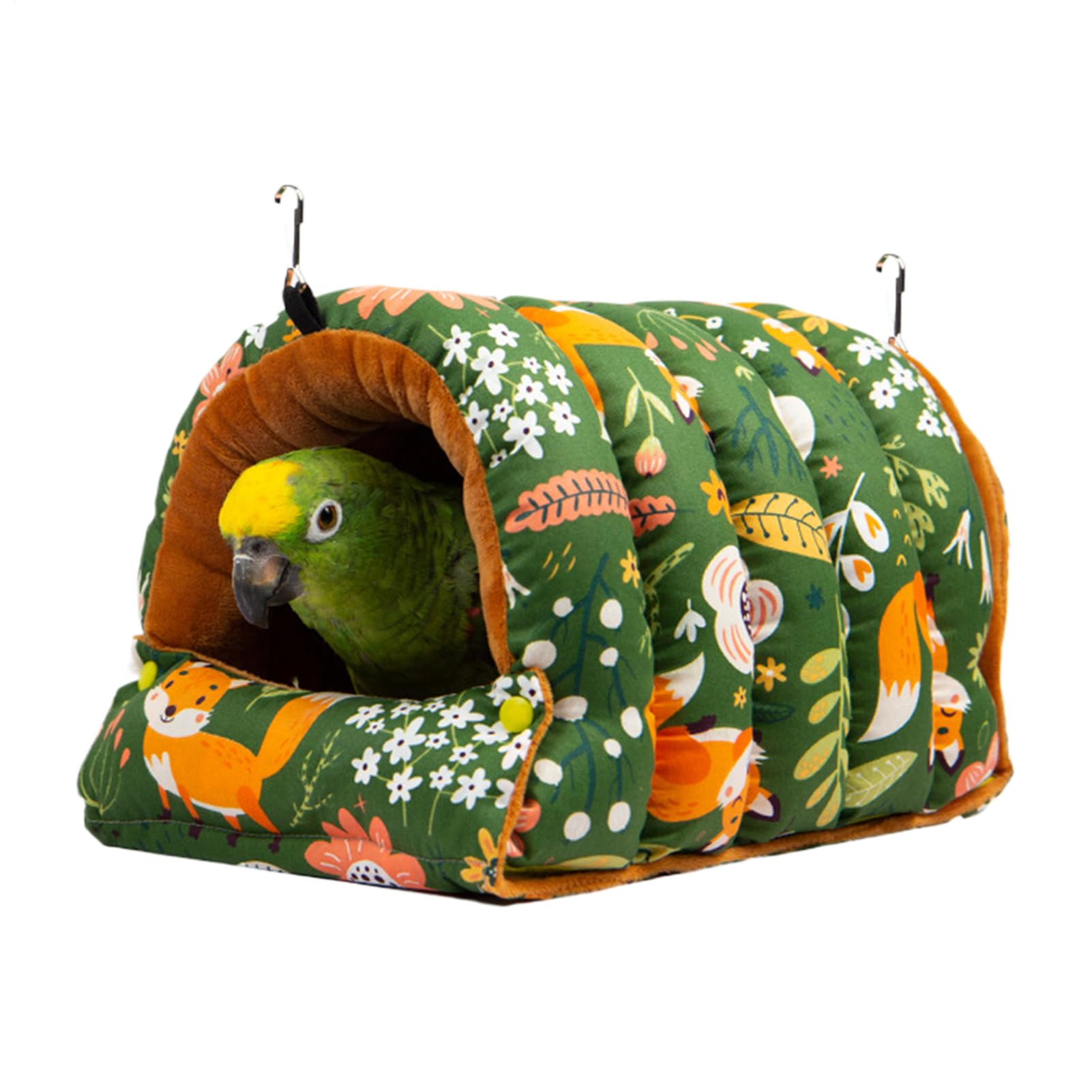 Nid Perruches Hamac Pliable Chaud et Doux | Lit Et Abri Pour Calopsitte Et Hamac Pour Perroquets Pour Calopsitte Canari Pinson Inséparable Intérieur Hiver Repos Sommeil