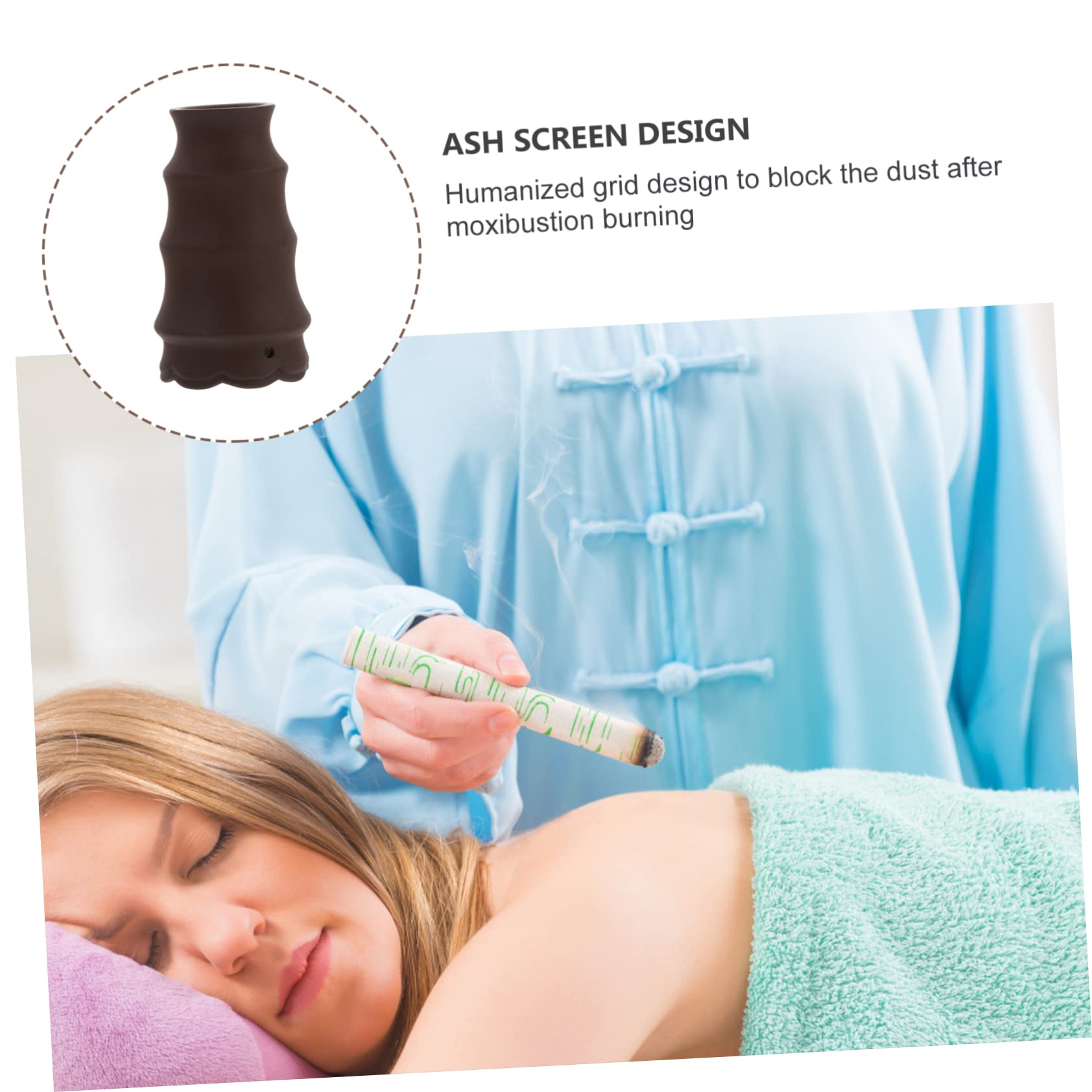 SOESFOUFU 2pcs Moxibustion Pot Moxa Burner for Physiotherapy Scraping Cup Therapy