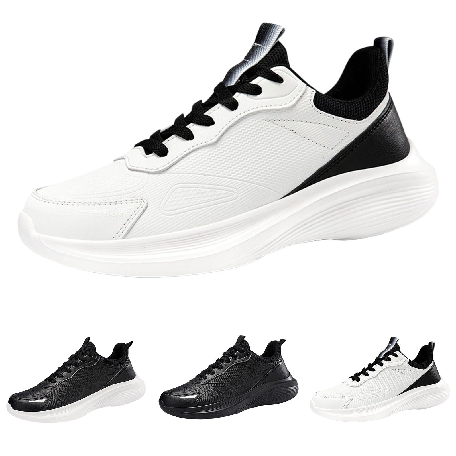 Zapatillas de deporte para hombre de ajuste ancho, zapatillas de