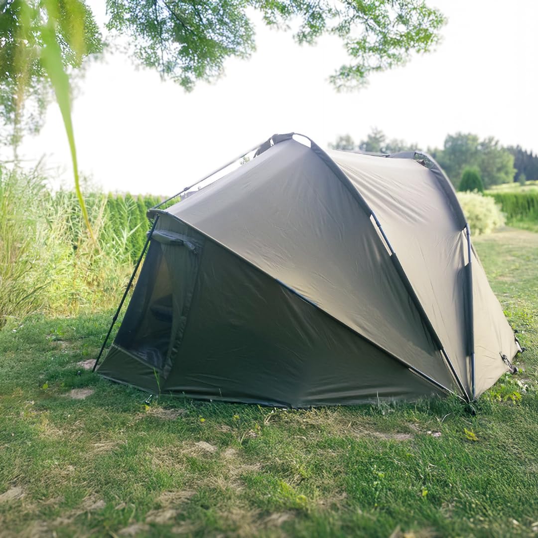 MK-Angelsport Winterskin für 5 Seasons Bivvy Dome 3,5 Mann (kein Zelt nur Überwurf), Carp Dome, Overwrap for Bivvy/Angelzelt