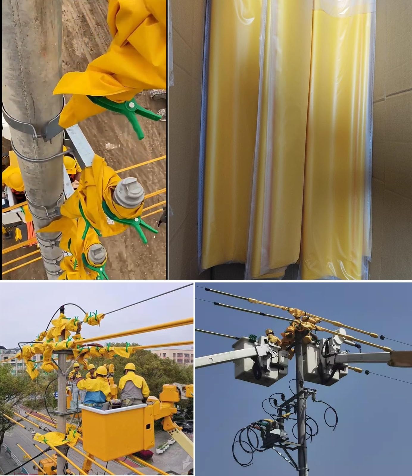 Koc do ekranowania żywicy kocowej dla elektryków, żywe robocze koce do owijania do bezpiecznej pracy, antyelektrokrutowa nieodwłasiona mata do pokrywania