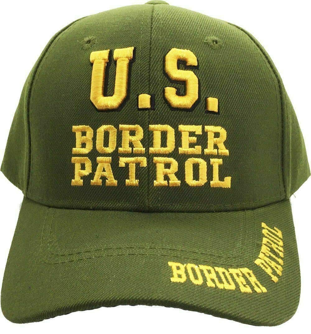 US Border Patrol Green Embroidered Hat Cap