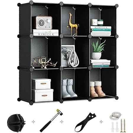 Amazon Greenstell 収納棚 どこでも収納ラック 大容量 収納ボックス 自由自在に組み合わせ 衣類や小物収納 ボックスあたり幅30ｘ奥行き30ｘ高さ30cm 無地仕様 ワードローブ オンライン通販