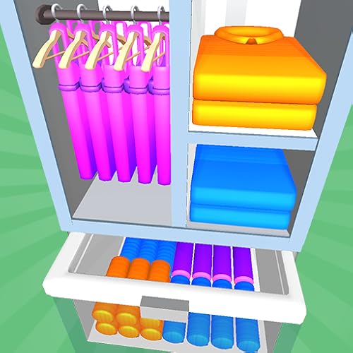 Closet Cabinets Organizing! Manage&Filling Sort Master 3D - Wardrobe Clothes Shelves Sorting Asmr Puzzle Game #TOP25