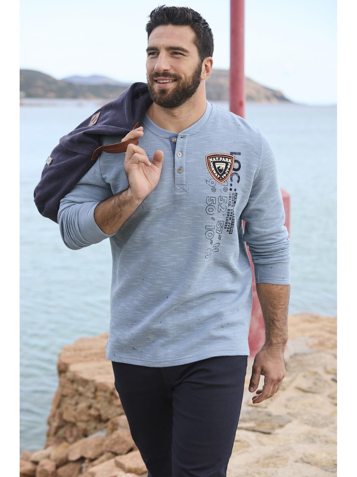 Jan Vanderstorm Herren Sweatshirt Reginald