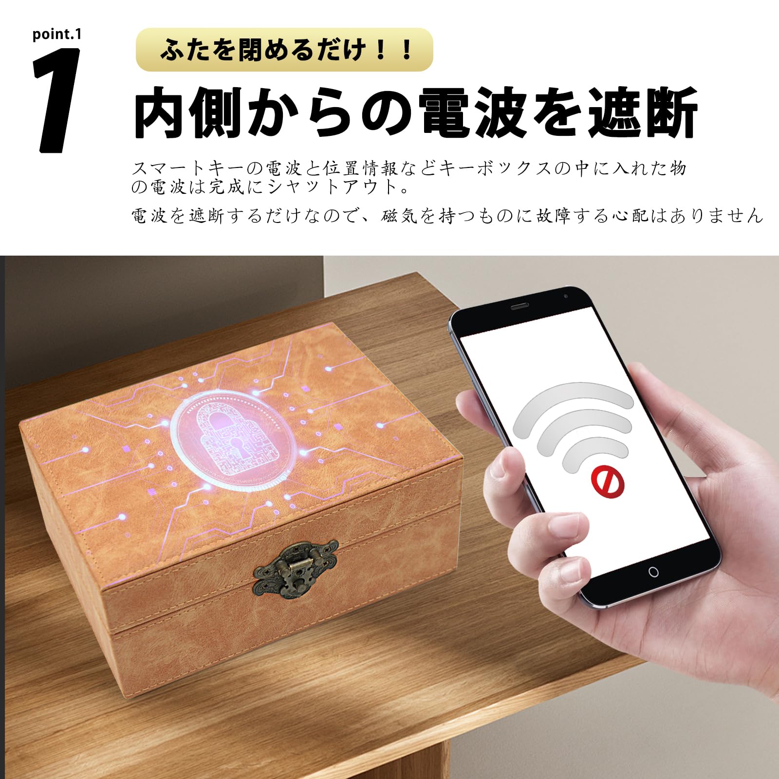 Amazon | 【Lサイズ】リレーアタック防止用スマートキーケース