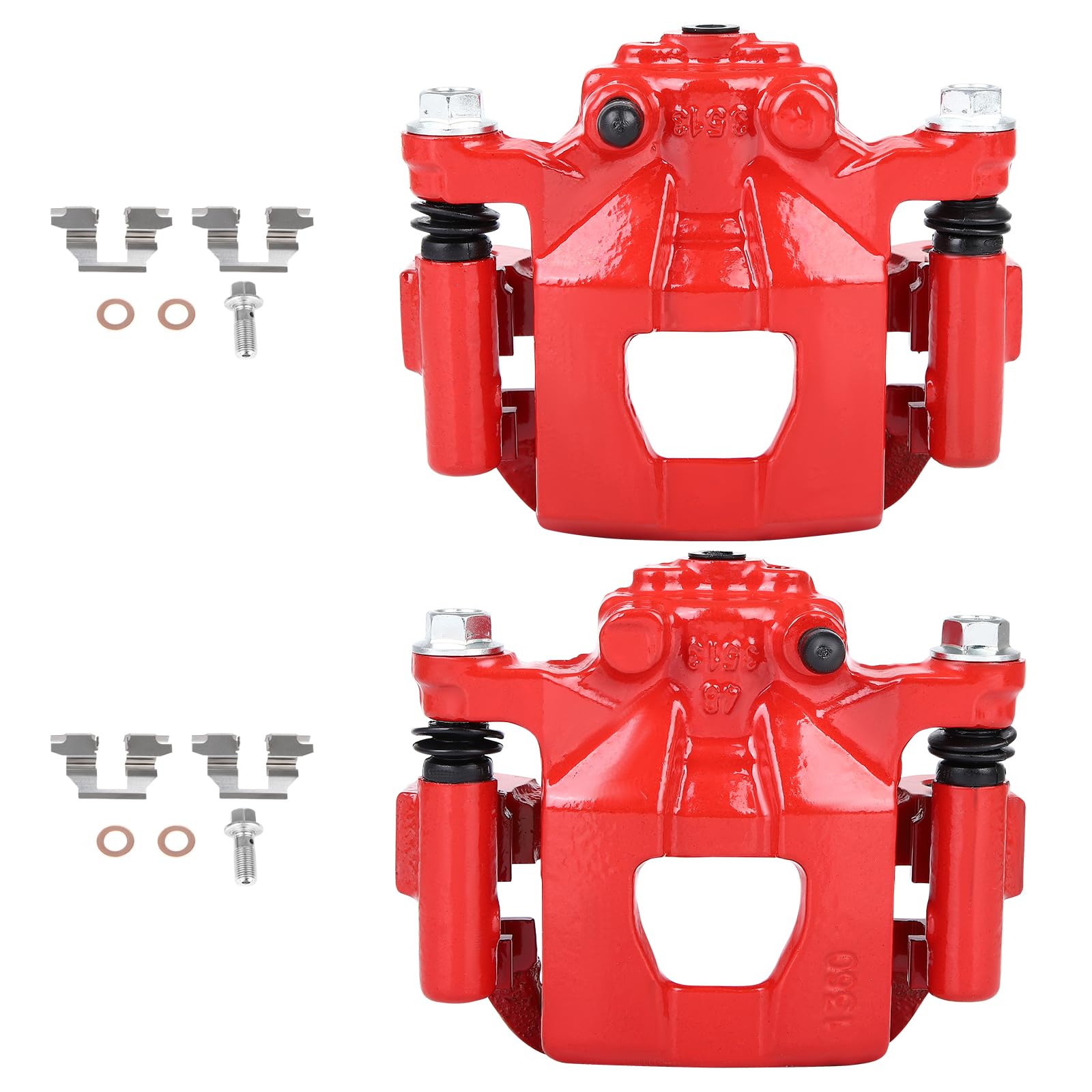 SCITOO Rear Left &amp; Right Brake Calipers With Bracket 19-B2780A 19-B2781A
