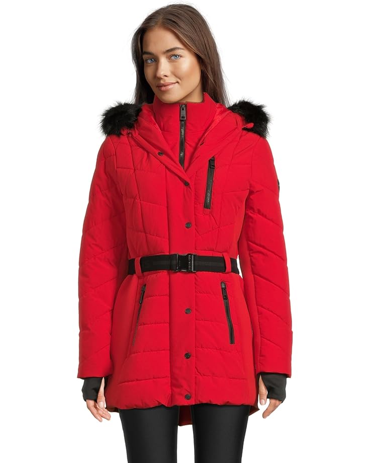 MICHAEL Michael Kors Chevron w/ Belt A421509B74 - Main View