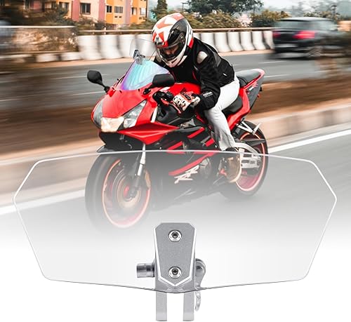 Miniatura 8 de Goldfire Extensión Universal de Parabrisas de Motocicleta Parabrisas Extendido Deflector Extensión de Parabrisas de Motocicleta Deflector de Viento