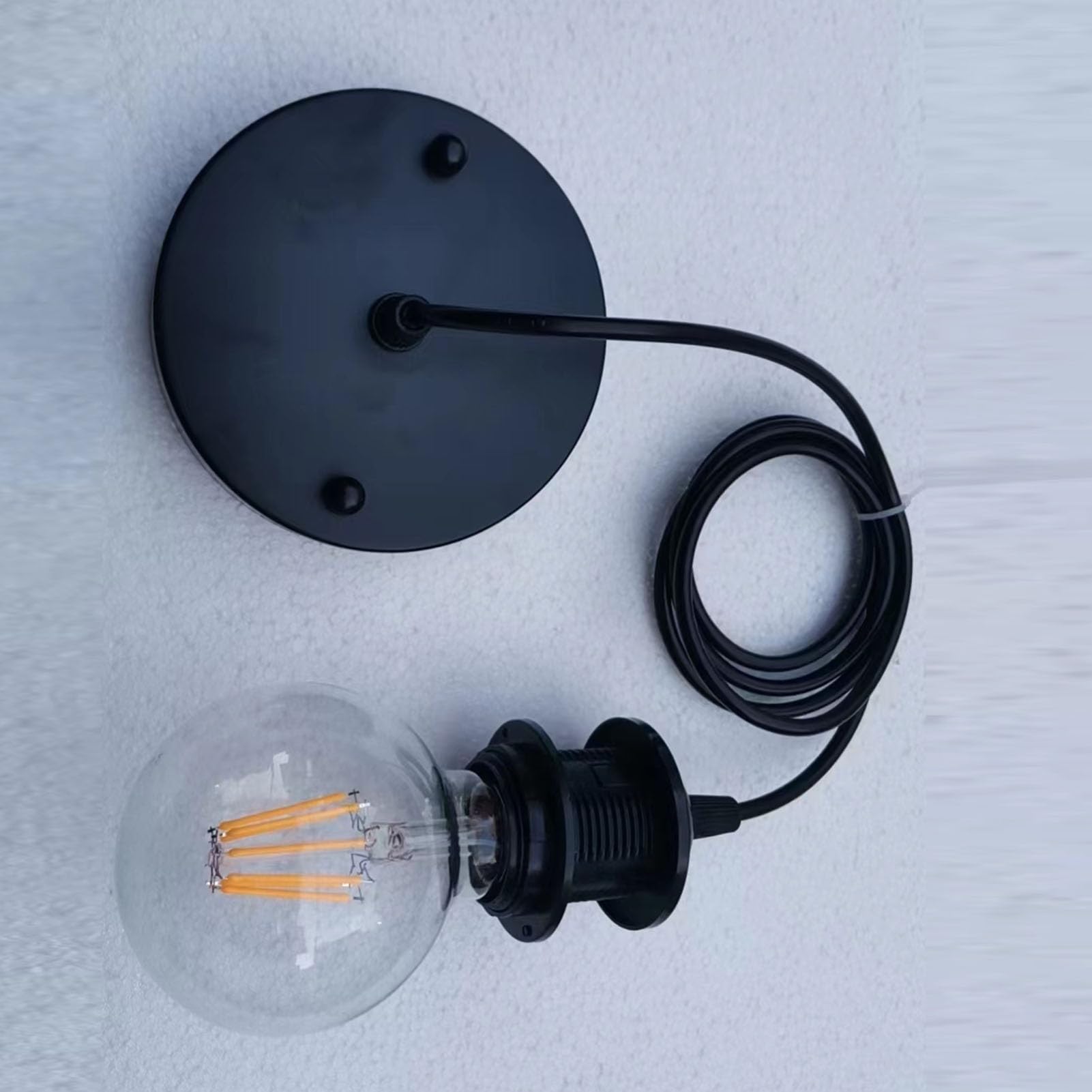 LNAGMP Modern Farmhouse Chandelier, Wagon Wheel Chandelier Light, Black Round Chandelier Light Fixture, Industrial Candle Chandelier Chandeliers