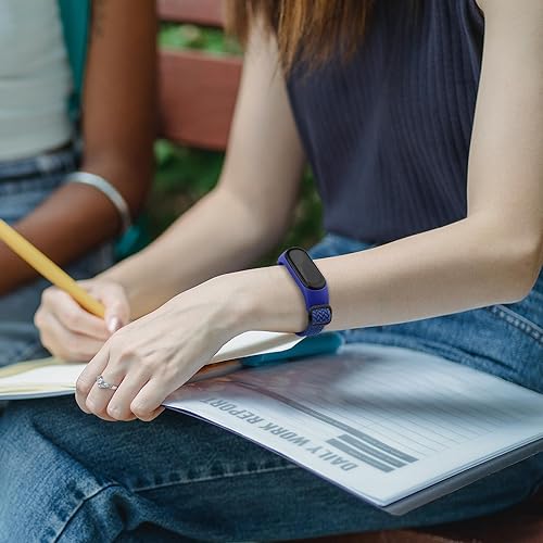 Miniatura 8 de Meliya Bandas de nailon para Amazfit Band 5 correas de repuesto para mujeres y hombres, paquete de 2 correas deportivas de nailon suave compatibles