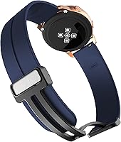 Vista 25 de Embr Wave 2 bandas compatibles con hebilla magnética de silicona suave, correa de repuesto compatible con pulsera térmica Embr Wave 2