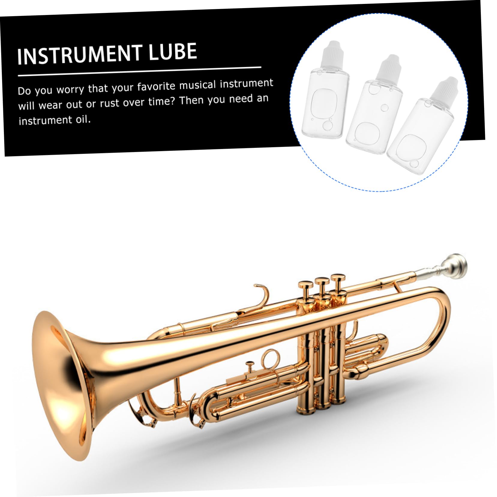 NOLITOY 3Pcs Piston Oil Maintenance Lubricating Oil for Tuba and Trumpet Valve Oil for Instruments for Smooth Performance and Care