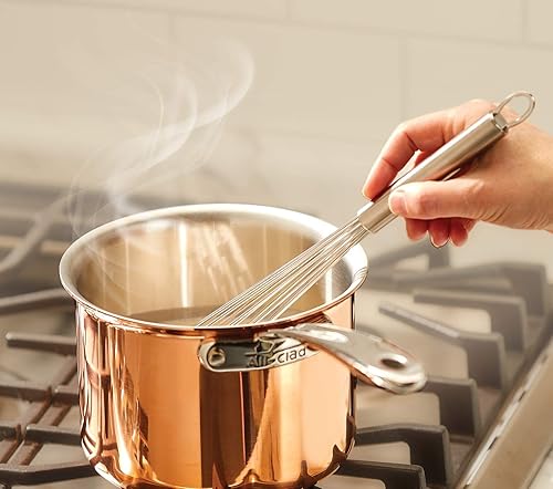 Miniatura 3 de All-Clad Copper C4 - Olla de 8 cuartos de galón con tapa, utensilios de cocina