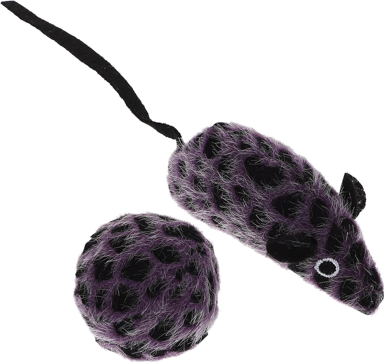 Ipetboom 1set Interactive Plush Mouse Toy for Cats Funny Cat Teasing Toy for Indoor Play Unique Mouse Shape Lightweight Safe Material for Kitten Exercise and Entertainment