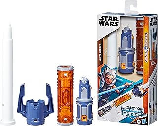 Star Wars Lightsaber Forge, Kyber Core, Sable de luz Personalizable de Ahsoka Tano, Color Blanco