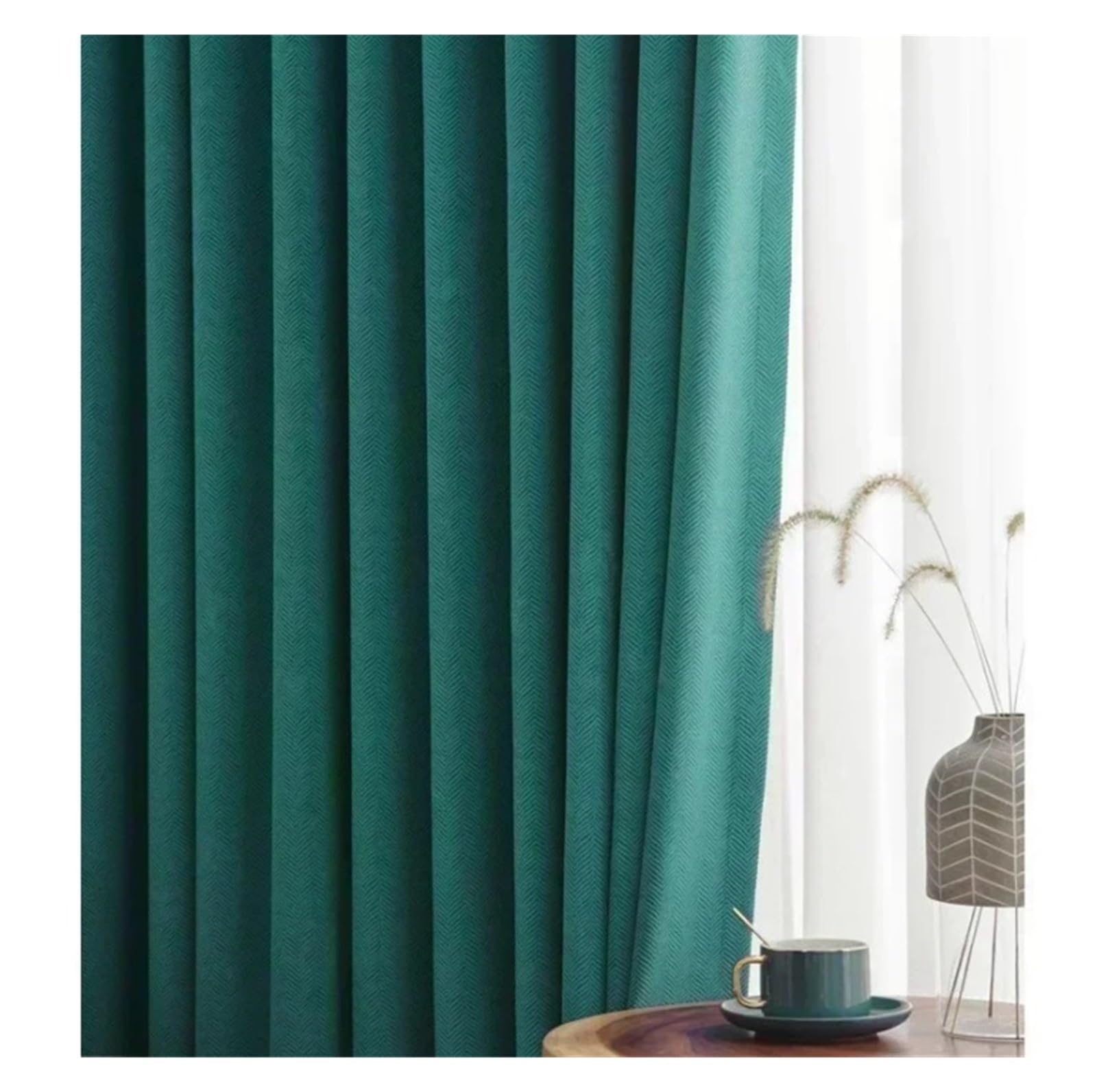 Rideaux en lin occultants pour chambre et salon : ambiance cosy et douce
