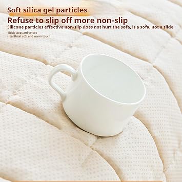 Ultra Thick Chenille Couch Cover, Sofa Cover for Dogs Washable, Non-slip Couch Protector Boho Pet Friendly Dog Mat, Funny Fuzzy Pet Couch Covers(Dark Gray,23.6