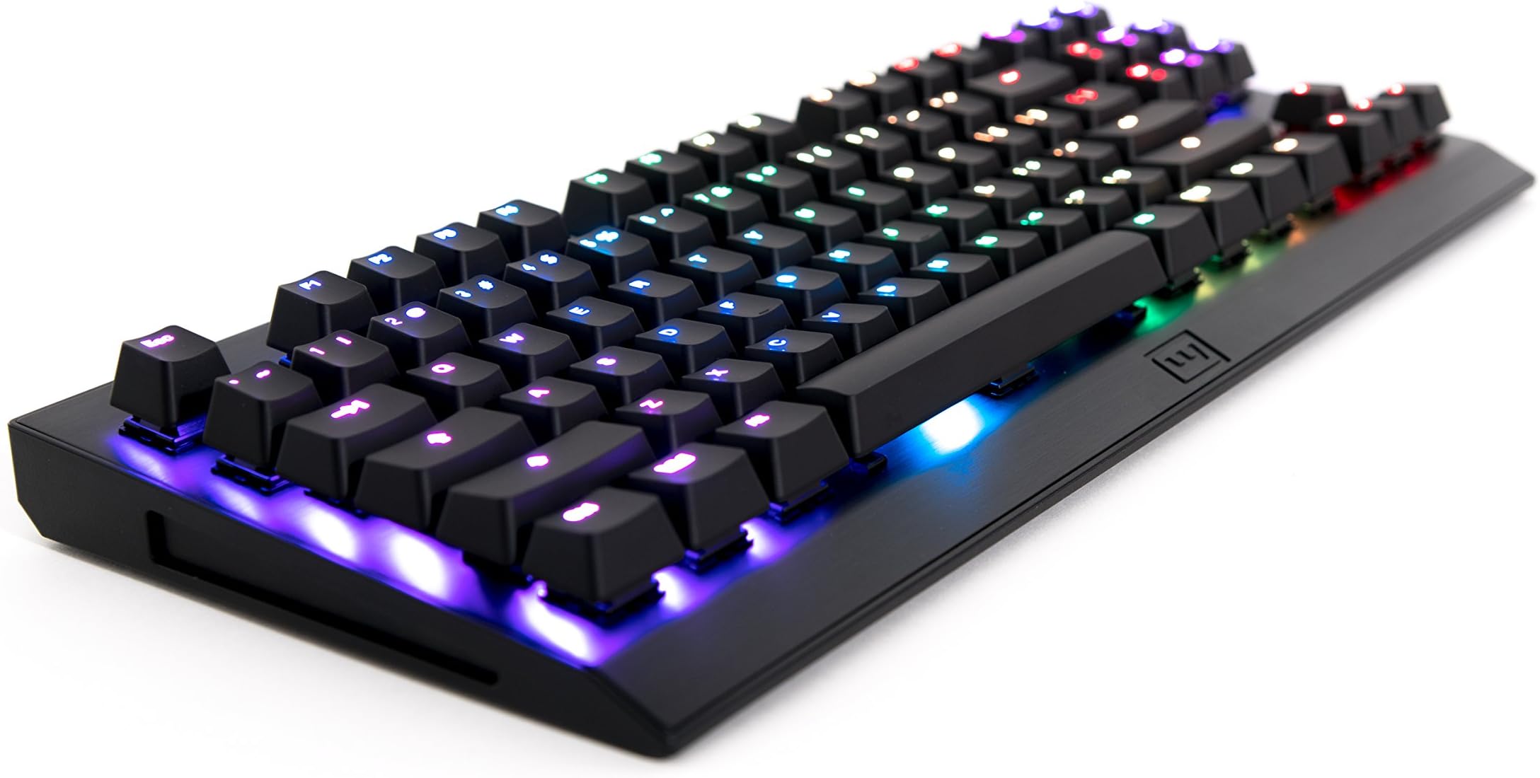 Wooting one Analog RGB TKL Mechanical Gaming Keyboard (Pressure Sensitive, Linear Red optical switch, <1ms input, RGB backlighting, Aluminum Chassis, N-key rollover, UK layout) - Black
