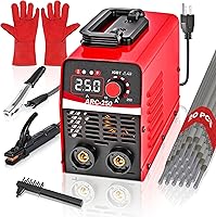 Vista 1 de 250Amp 25 piezas de varillas de soldadura de 13 pulgadas Guantes Soldador de palo, excelente efecto de soldadura Máquina de soldar, soldador MINI