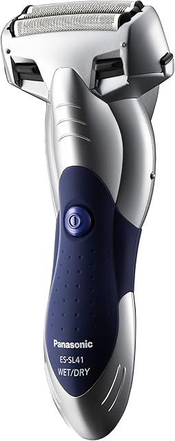Panasonic ES-SL41 Milano Wet and Dry 3-Blade Electric Shaver for Men (Silver)