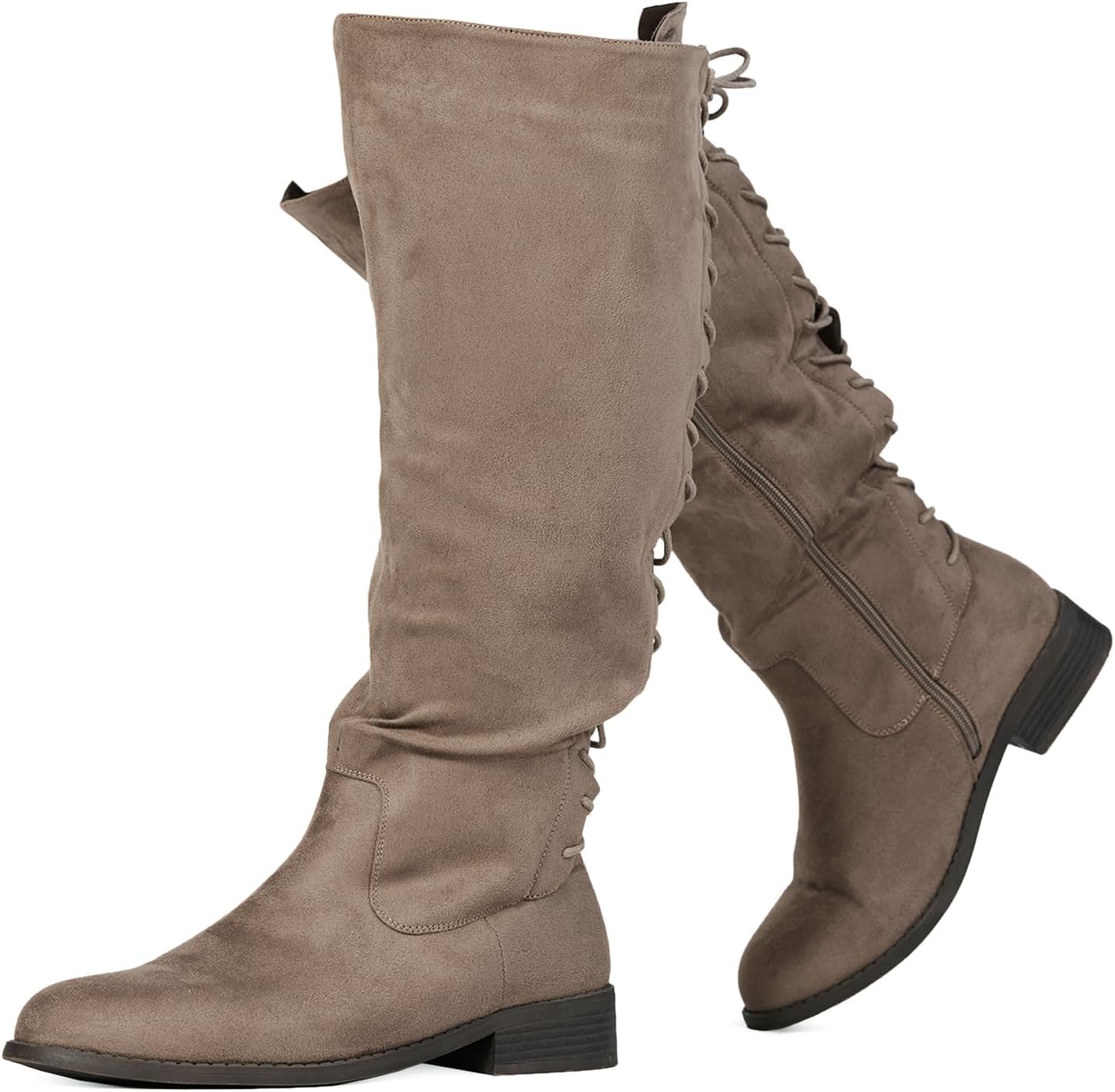 Wide Calf Knee High Riding Boots for Women by RF Uganda Ubuy
