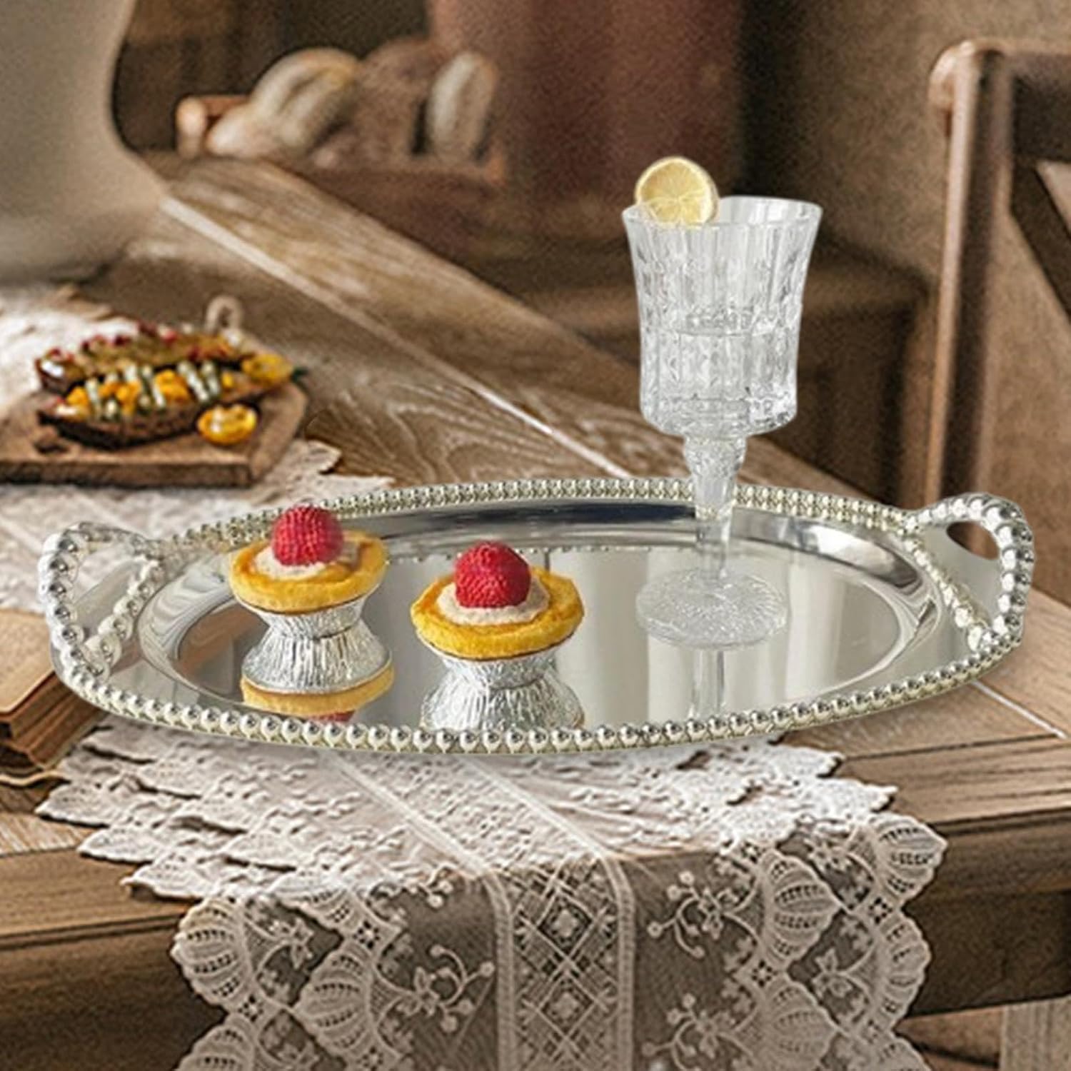 Serving Platter Oval Dinnerware Camping Serving Plate for Outdoor Party BBQ