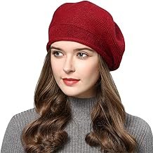 Beret Hat Women's Beret Hat Chic Winter Knitted Beret