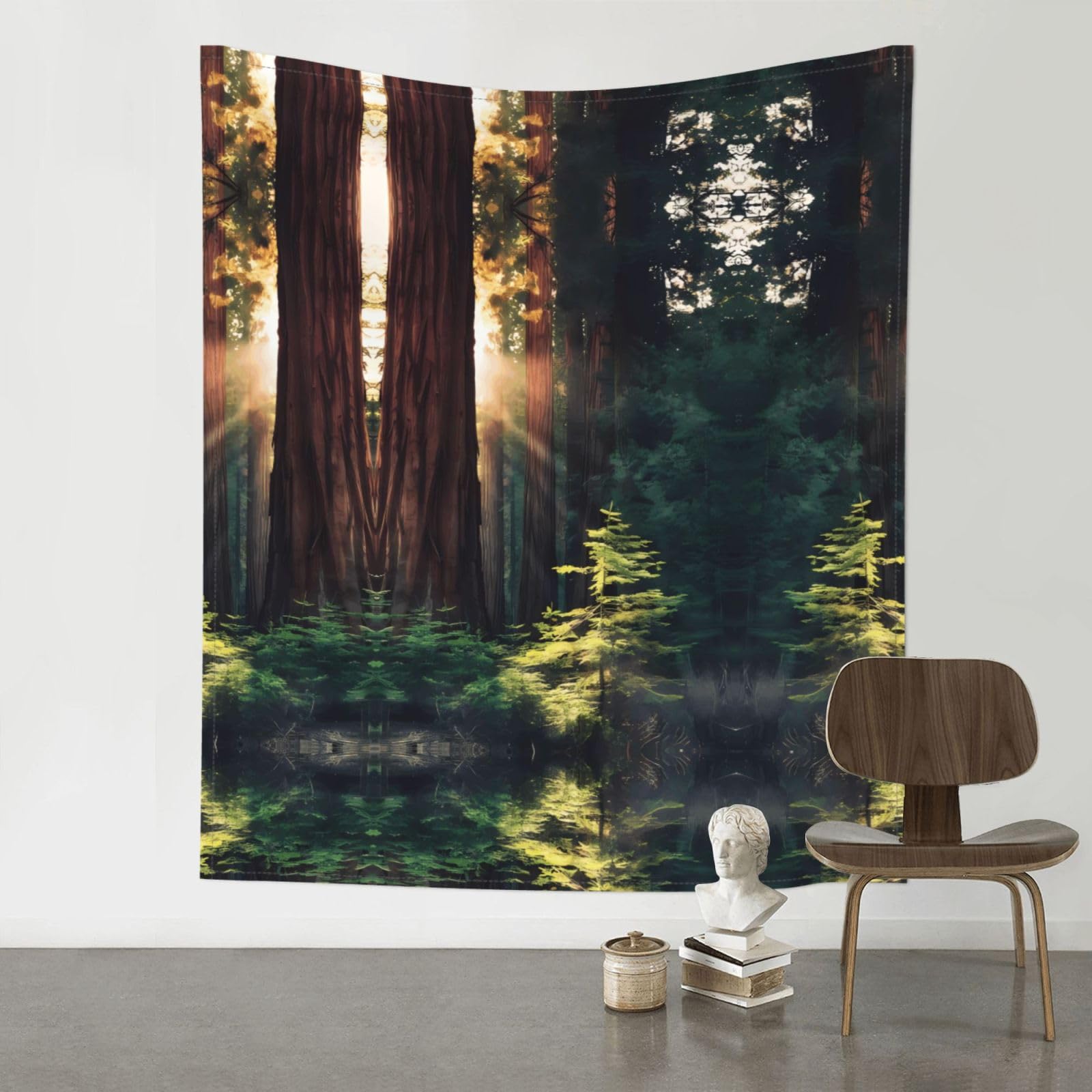 YYHHAOFA Morning Sunlight in Wilderness Prints Wall Tapestry 60x51in – Boho Chic Dorm Decor, Beach Throw, & Versatile Home Accent
