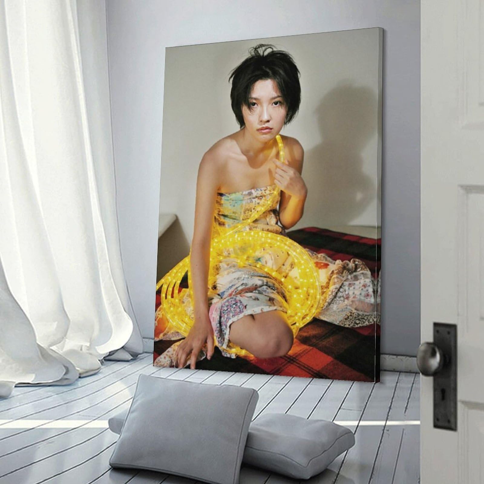 Amazon.co.jp: 星野真里水着セクシー写真ポスター プリント キャンバス