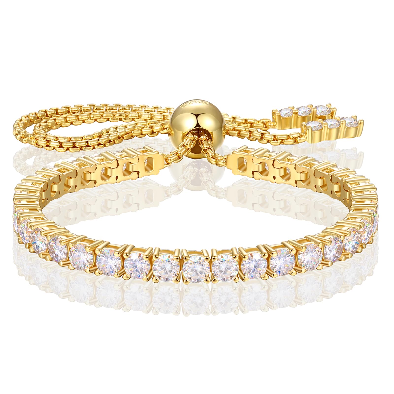 TUHE Moissanite Tennis Bracelet