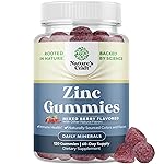 Extra Strength Zinc Gummies for Adults - Chewable Zinc Supplements for Women & Men for Energy & Immune Support - Vitamins & Mineral Supplements - 120 Chews