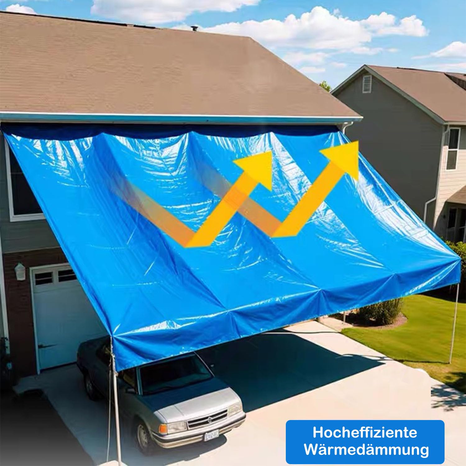 Afdekzeil, 6 x 9 m, militair groen/zilver, waterdicht, met oogjes, 160 g/m², scheurvast, uv-bestendig, schimmelbestendig, multifunctioneel zeil voor tuinmeubelen, hout, auto, camping, zwembad