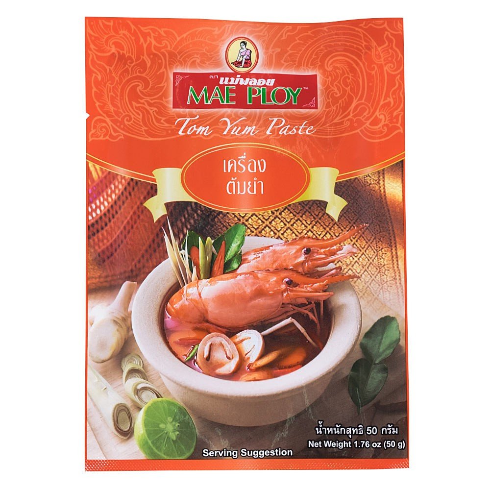 Mae Ploy, Tom Yum Paste, 50 g. [Pack of 3 pieces]