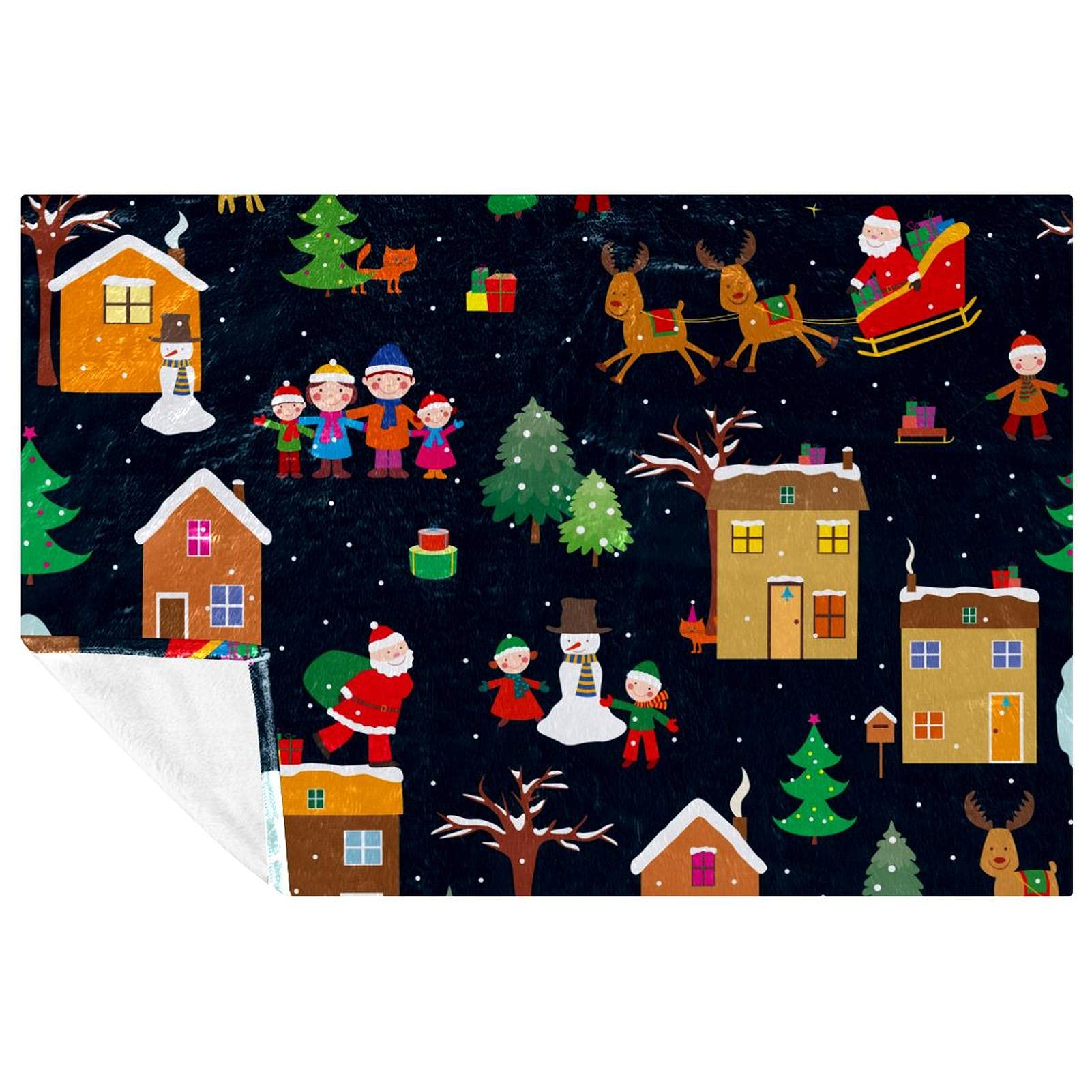Couverture d'hiver chaude et thermo-isolante pour camping et maison