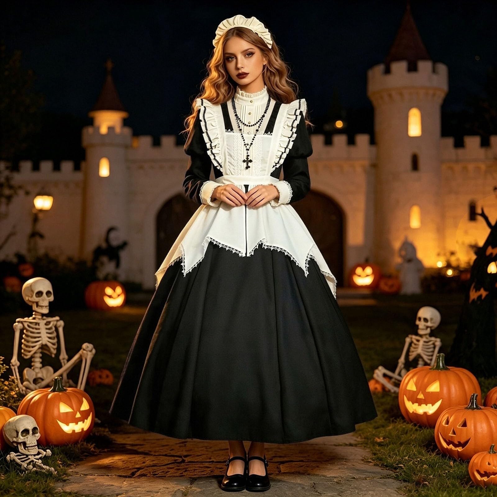 Robe Femme d'halloween Robe Lolita Gothique Grande Taille