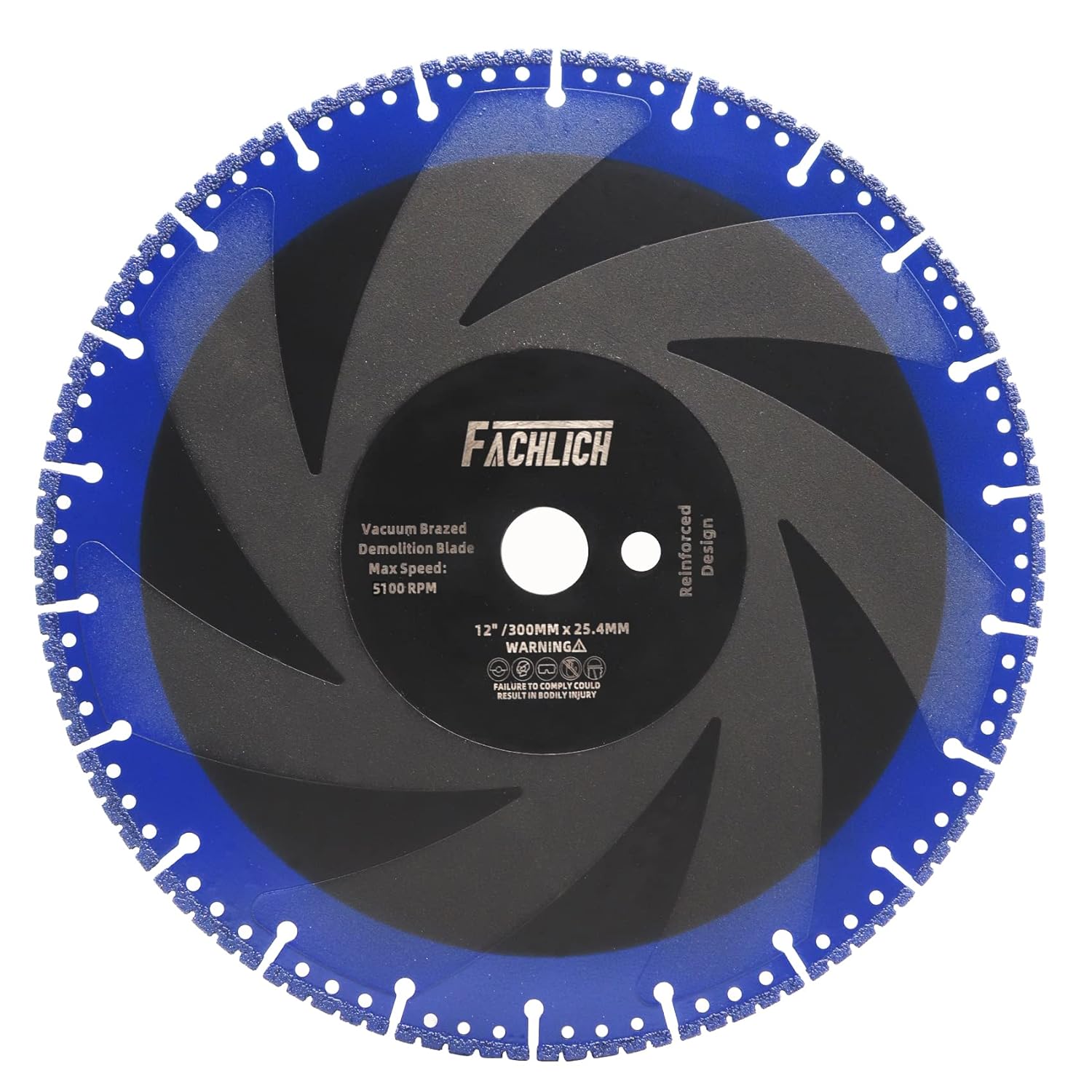 12" Metal Cutting Diamond Blade 300MM All Purpose Cut Off Wheel for Rebar Sheet Metal Angle Iron Stainless Steel