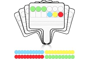 Elkonin Box Magnetic Answer Board Set of 6 (Single Magnetic)