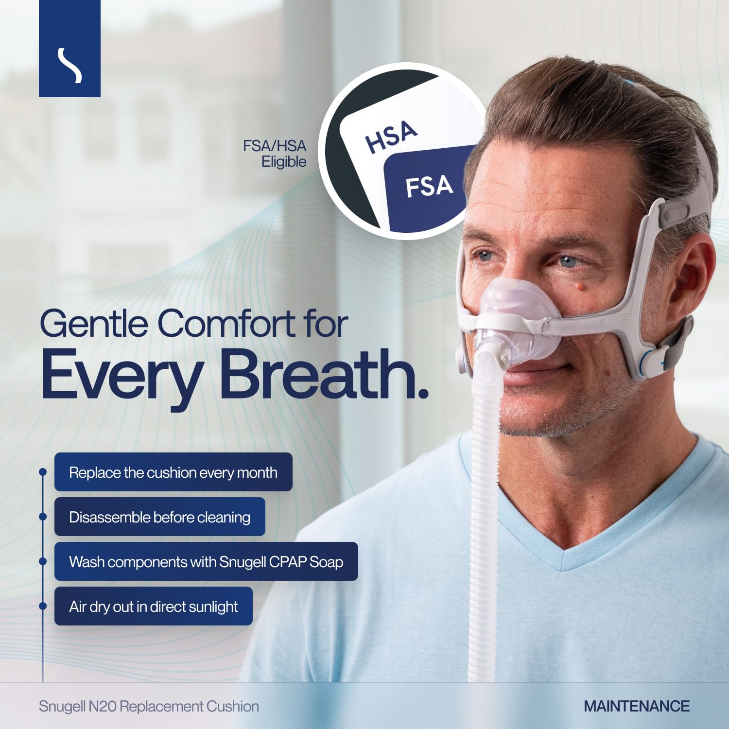 Amazon.com: Snugell Replacement Nasal Cushion for CPAP Masks, 2