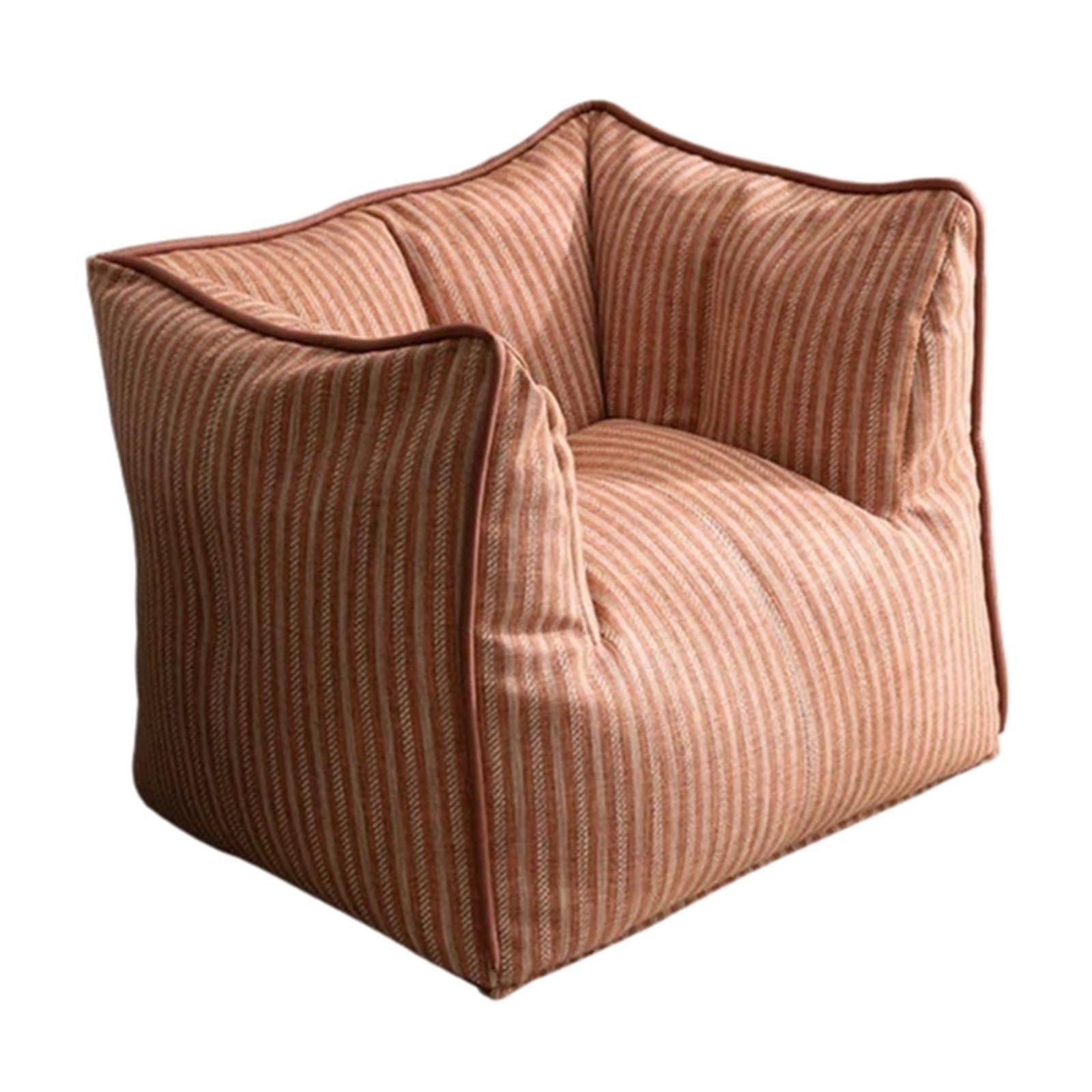 WQQYU6HKF sofa chair Tatami Lazy Sofa Chair for Living Room Single Reclining Bean Bag Floor Couch living room chair(Red)
