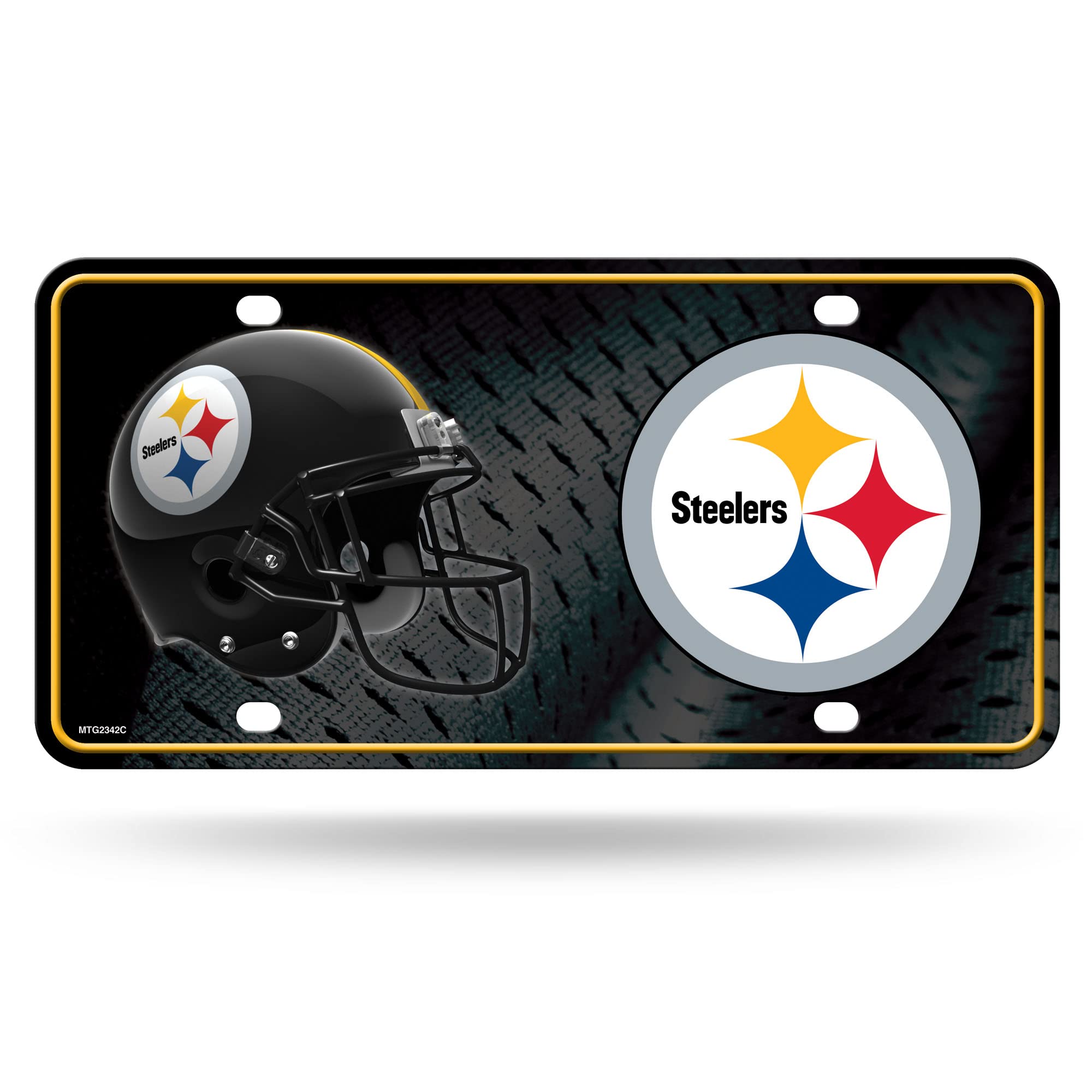 Rico Industries NFL Unisex-Adult Metal License Plate Tag