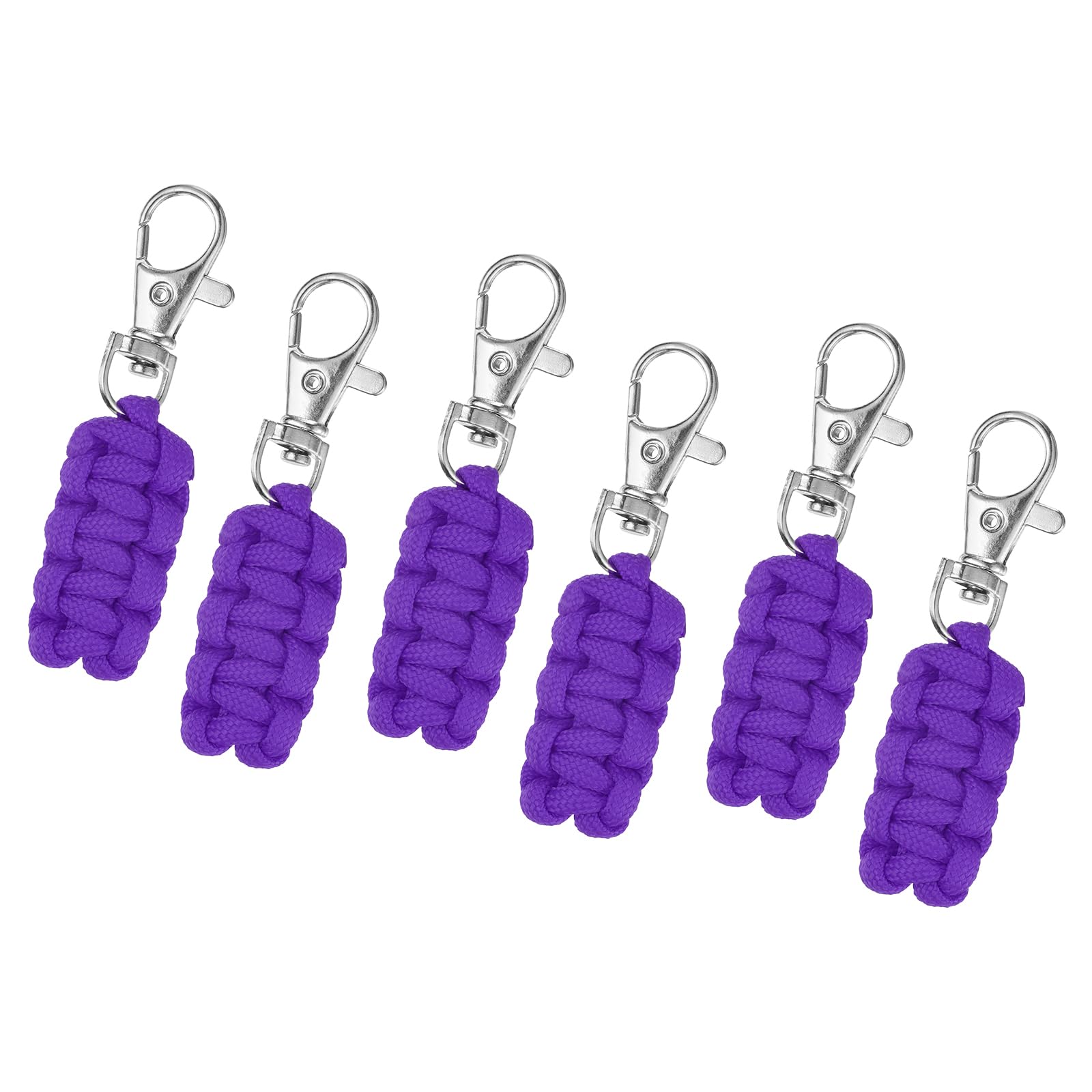 Muiltvoe Paracord Zipper Pulls, Paracord Lanyard Keychain for Backpack