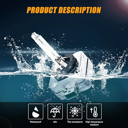 Miniatura 4 de RANSOTO 130732931515 Módulo de unidad de control de balasto de faros de xenón con bombilla D3S compatible con Dodge Dart Cadillac CTS XTS Chevy