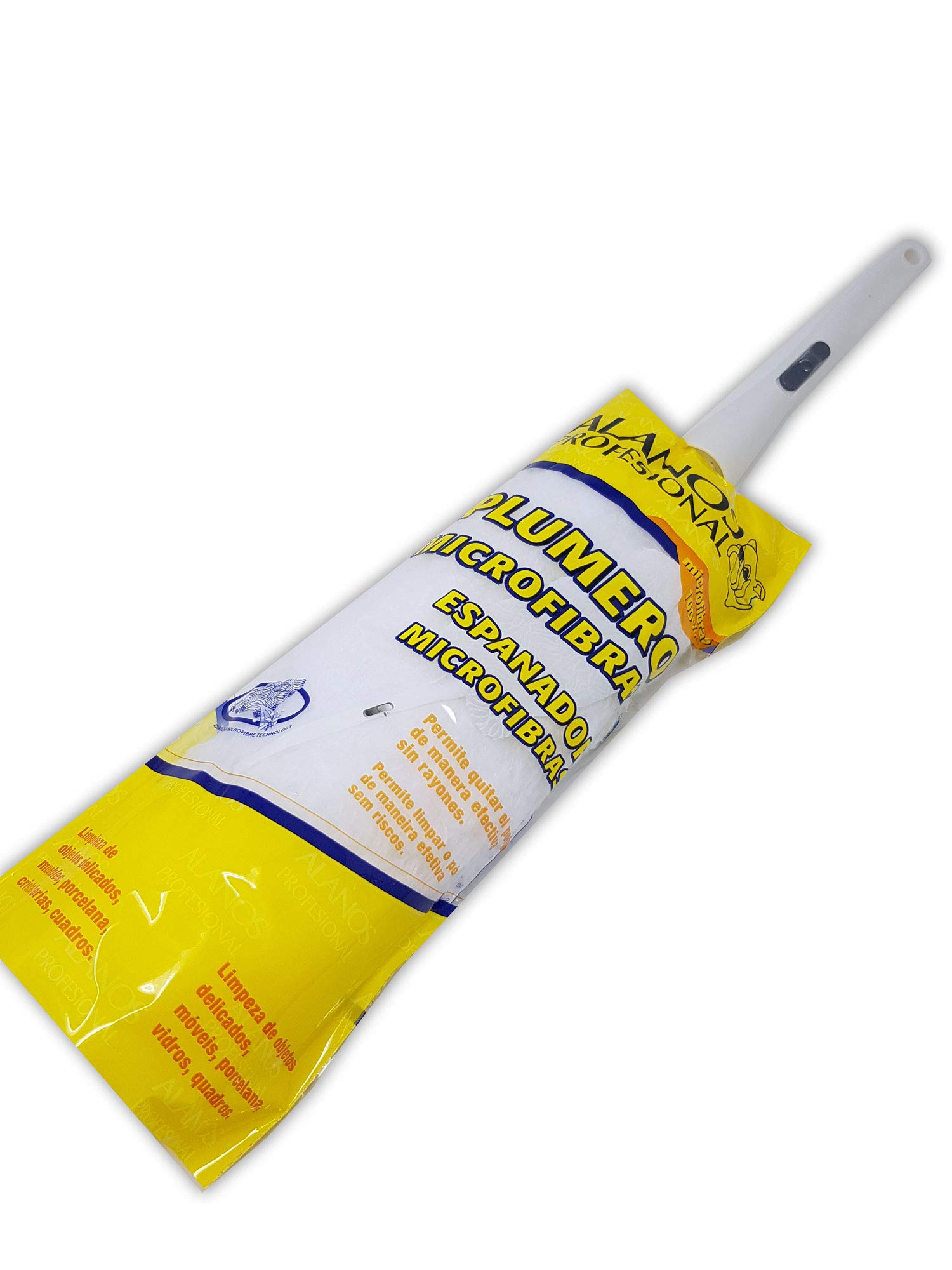 Clim Profesional - Caja 6 Plumeros de Microfibra con Cabezal Extra Desmontable, para Limpieza Profesional de Muebles y Superficies Delicadas