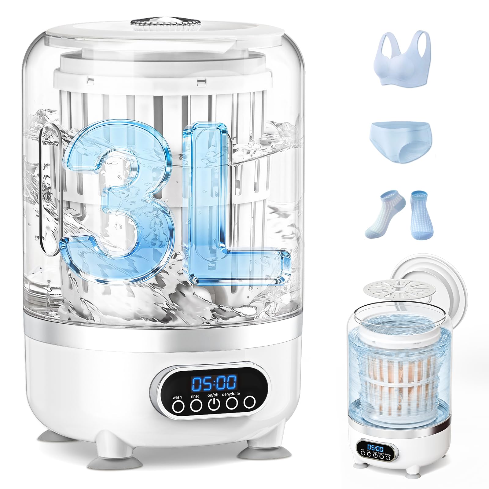 Photo 1 of Cisyba 3L Cordless Portable Washing Machine