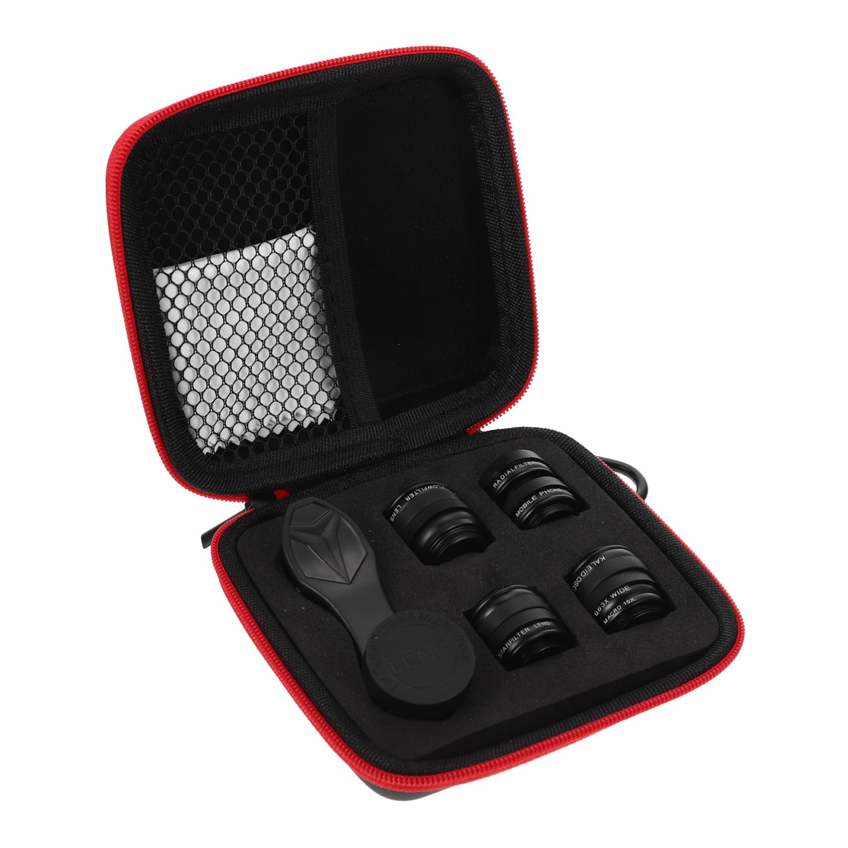 Cabilock Kit de Lentes para Móvil con Clip Incluye Lente Macro Gran y Efectos Especiales Fácil Instalación Resistente al Agua y Grasa Compatible Mayoría de Smartphones